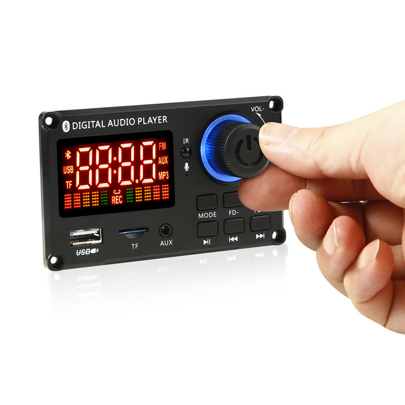 50W pojačalo DIY MP3 dekoder ploča Bluetooth 5.0 DC 8-24V auto MP3 player USB FM AUX handsfree snimanje poziva kontrola glasnoće