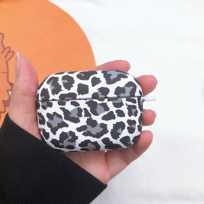 Dėklas, skirtas AirPods 2 1 Pro Pink Leopard Zebra Pattern Ausinių dėklai Kietieji kompiuterio ausinių įkrovimo dėžutės dangteliai Air Pods 3 priedai