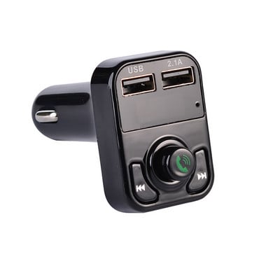 B3 Bluetooth FM odašiljač za automobil MP3 audio uređaj Komplet za automobil Handsfree pozivanje 5V 2.1A Dual USB podrška U-Disk