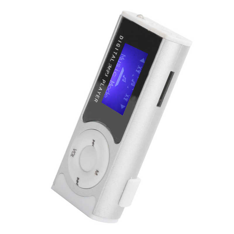Φορητό αθλητικό MP3 Music Player Mini Back-Clip LCD Mini Screen Music Media με υποστήριξη ακουστικών Λειτουργία φακού