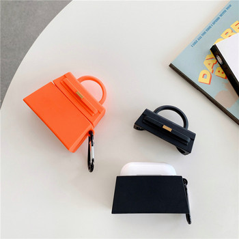 Θήκη ακουστικών Mini Handbag for Apple Airpods 2 3 Generation Silicone Luxurious Bag cover for AirPods Protective Shell AirPod