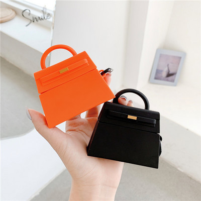 Θήκη ακουστικών Mini Handbag for Apple Airpods 2 3 Generation Silicone Luxurious Bag cover for AirPods Protective Shell AirPod