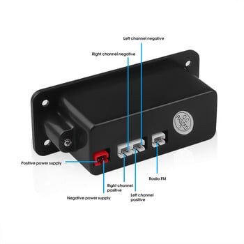 KBT Bluetooth MP3 WMA декодер платка аудио модул 2X3W високоговорител кола FM радио модул поддръжка TF USB AUX аудио DC 5V