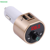 Încărcător rapid USB 3.1A Kit compatibil Bluetooth Transmițător FM Modulator Audio Muzică Mp3 Player Telefon Wireless Handsfree Carkit