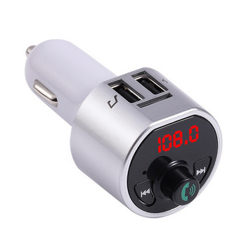 3.1A Бързо USB зарядно Bluetooth-съвместим комплект FM трансмитер Модулатор Аудио Музика Mp3 плейър Телефон Безжичен хендсфри комплект за кола