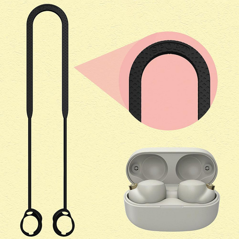 Elveszett pánt szilikon zsinór Wf 1000xm4 fejhallgatóhoz Bluetooth-kompatibilis fülhallgató elvesztésgátló kötél Wf1000xm4 fejhallgatóhoz