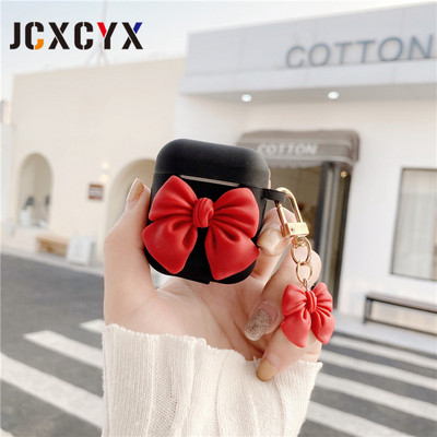 Prabangus 3D animacinių filmų lankelis raktų pakabukas pakabukas silikoninis ausinių ausinių dėklas Apple airpods 1 2 airpods pro Belaidis mielas dangtelis