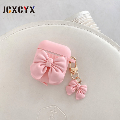 Prabangus 3D animacinių filmų lankelis raktų pakabukas pakabukas silikoninis ausinių ausinių dėklas Apple airpods 1 2 airpods pro Belaidis mielas dangtelis