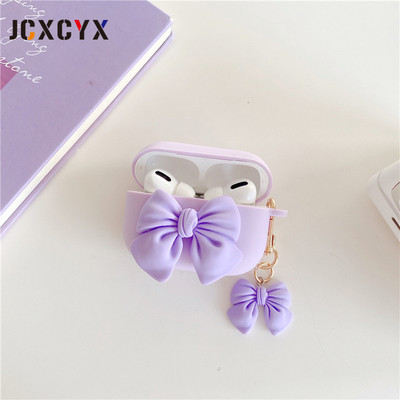 Prabangus 3D animacinių filmų lankelis raktų pakabukas pakabukas silikoninis ausinių ausinių dėklas Apple airpods 1 2 airpods pro Belaidis mielas dangtelis