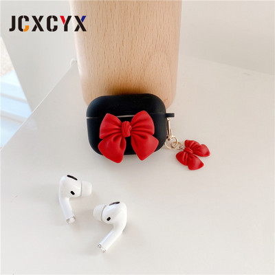 Prabangus 3D animacinių filmų lankelis raktų pakabukas pakabukas silikoninis ausinių ausinių dėklas Apple airpods 1 2 airpods pro Belaidis mielas dangtelis