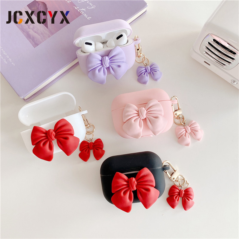 Prabangus 3D animacinių filmų lankelis raktų pakabukas pakabukas silikoninis ausinių ausinių dėklas Apple airpods 1 2 airpods pro Belaidis mielas dangtelis