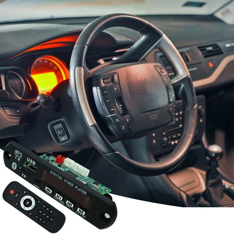 HD MP3 dekóder modul tábla USB TF rádió vezeték nélküli MP3 MP4 MP5 lejátszó dekódoló tábla 1080p MP3 MP4 MP5 lejátszó modul támogatás TF