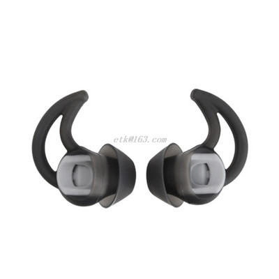 1 paar asendusmüra isoleerivate silikoonkõrvaklappide näpunäiteid Bose Soundspordi tasuta juhtmevaba QC20 QC30 kõrvaklappide peakomplekti jaoks