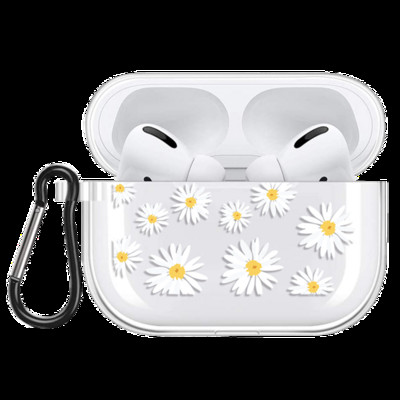 Θήκη Love Heart για Apple Airpods 3 2/1 Cover Cute Daisy Flower Soft Clear For Airpod 3 Θήκες ακουστικών για Airpods Pro Box Τσάντες