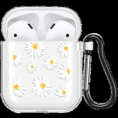 Θήκη Love Heart για Apple Airpods 3 2/1 Cover Cute Daisy Flower Soft Clear For Airpod 3 Θήκες ακουστικών για Airpods Pro Box Τσάντες