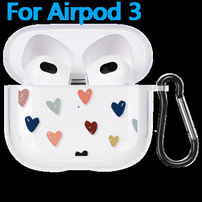 Θήκη Love Heart για Apple Airpods 3 2/1 Cover Cute Daisy Flower Soft Clear For Airpod 3 Θήκες ακουστικών για Airpods Pro Box Τσάντες