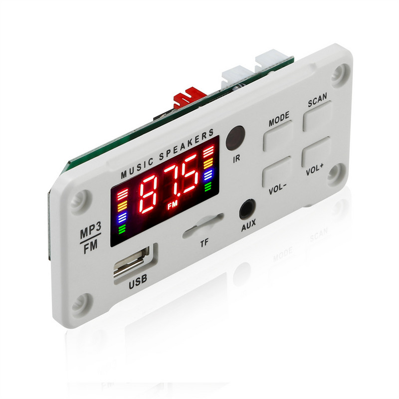 Placă de decodor MP3 WMA 12V 50W 2*25W Amplificator fără fir Bluetooth 5.0 Audio auto USB TF Modul radio FM Player MP3