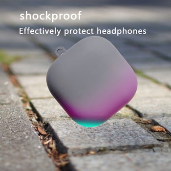 За Beat Fit Pro Case Cover Защитен силиконов калъф Водоустойчив ударопоглъщащ Anti-Lost Protector Case Skin Sleeve forBeats