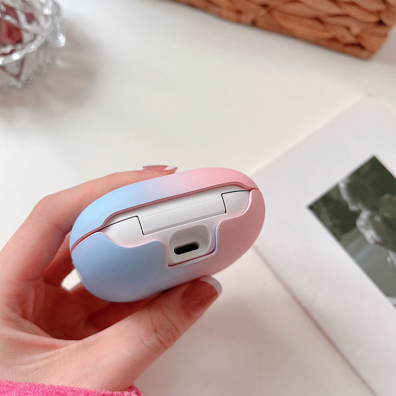 Pentru Beat Fit Pro Husă Husă Husă de protecție din silicon Husă de protecție rezistentă la apă, care absoarbe șocuri, Anti-pierdere, Manșon de piele pentru Beats