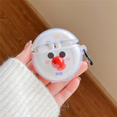 Prozirna silikonska mekana futrola sa smiješnim crtanim filmom za Huawei Freebuds 4 5i Poklopac za bežične Bluetooth slušalice za Freebuds Pro 2 4i 5