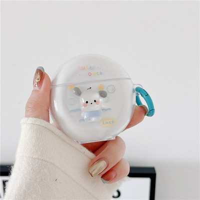 Prozirna silikonska mekana futrola sa smiješnim crtanim filmom za Huawei Freebuds 4 5i Poklopac za bežične Bluetooth slušalice za Freebuds Pro 2 4i 5