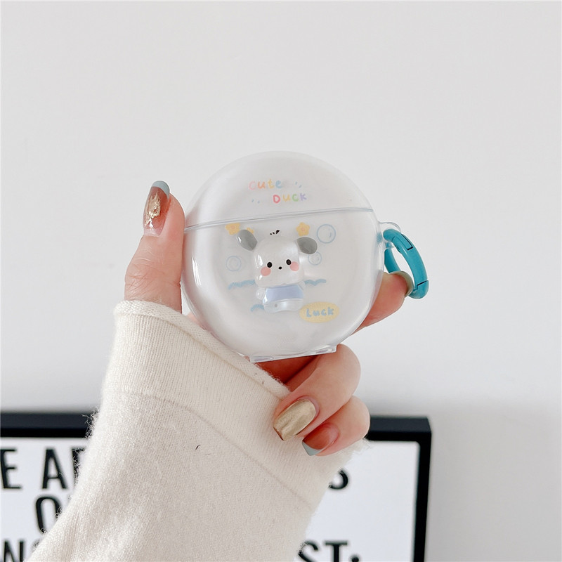 Prozirna silikonska mekana futrola sa smiješnim crtanim filmom za Huawei Freebuds 4 5i Poklopac za bežične Bluetooth slušalice za Freebuds Pro 2 4i 5