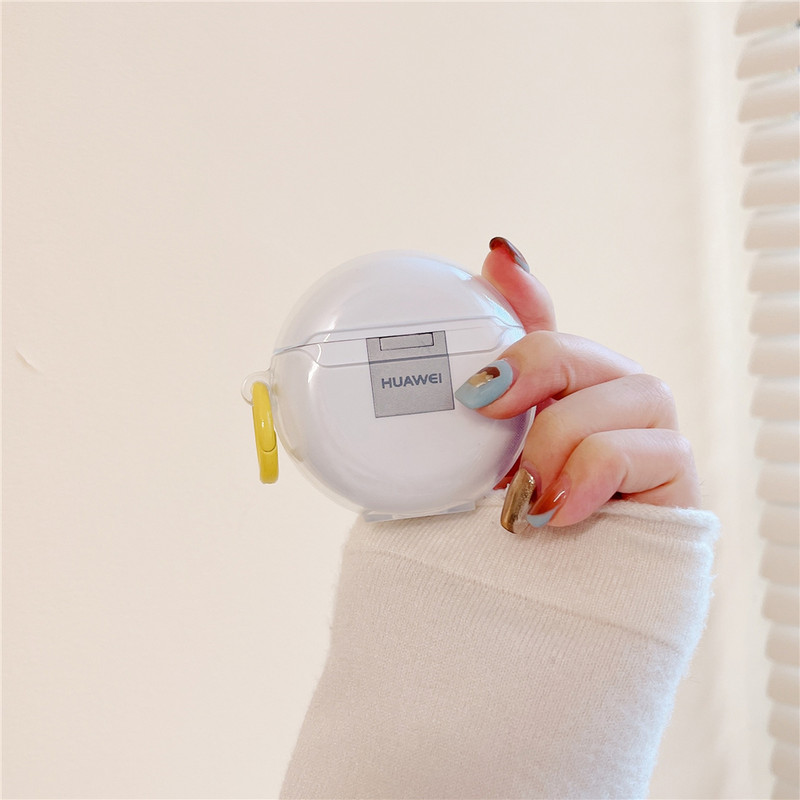 Prozirna silikonska mekana futrola sa smiješnim crtanim filmom za Huawei Freebuds 4 5i Poklopac za bežične Bluetooth slušalice za Freebuds Pro 2 4i 5