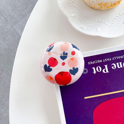 Módne silikónové puzdro na slúchadlá s kvetom tulipánu pre Huawei FreeBuds 3 4 Ochranný kryt na slúchadlá pre FreeBuds Pro 4i s kľúčenkou