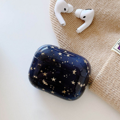 Husă Dot Flower Bee pentru AirPods 2 Pro 1 Hard PC Starry Sky Bluetooth Căști fără fir Husă de încărcare pentru Air Pods 3 Coque