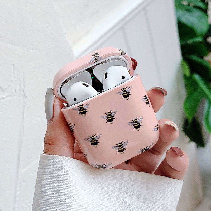 Husă Dot Flower Bee pentru AirPods 2 Pro 1 Hard PC Starry Sky Bluetooth Căști fără fir Husă de încărcare pentru Air Pods 3 Coque