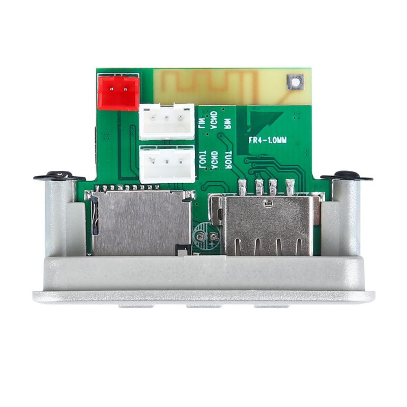 Bluetooth 5.0 automobilinis radijas MP3 grotuvas 5V 12V WMA dekoderio plokštės garso modulis FM TF USB 3.5mm AUX automobiliams