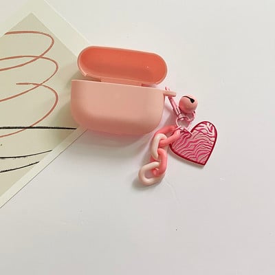 Skirtas JBL Wave 200 TWS dėklui Cute Bear / Love Heart Flower raktų pakabukas silikoninis Bluetooth ausinių dėklas w200 priedų dėžutė fudnas