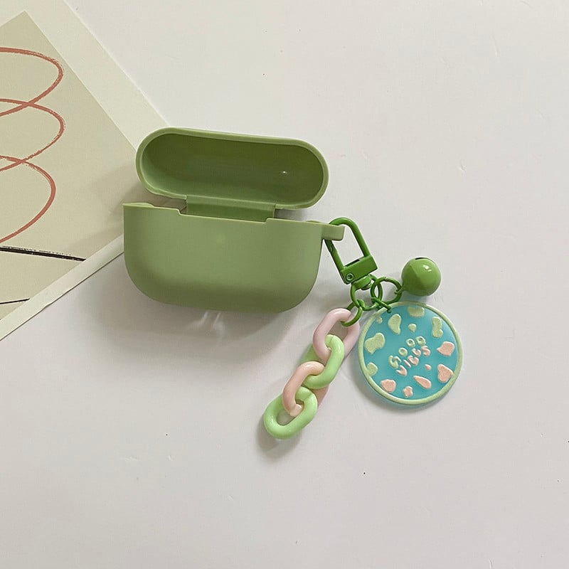 Skirtas JBL Wave 200 TWS dėklui Cute Bear / Love Heart Flower raktų pakabukas silikoninis Bluetooth ausinių dėklas w200 priedų dėžutė fudnas