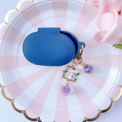 Armas pehme ümbris Samsung Galaxy Buds / Buds+ Plus kate Bluetooth kõrvaklappide kaitseümbrise tarvikud võtmehoidja kaunistus varrukas kingitus