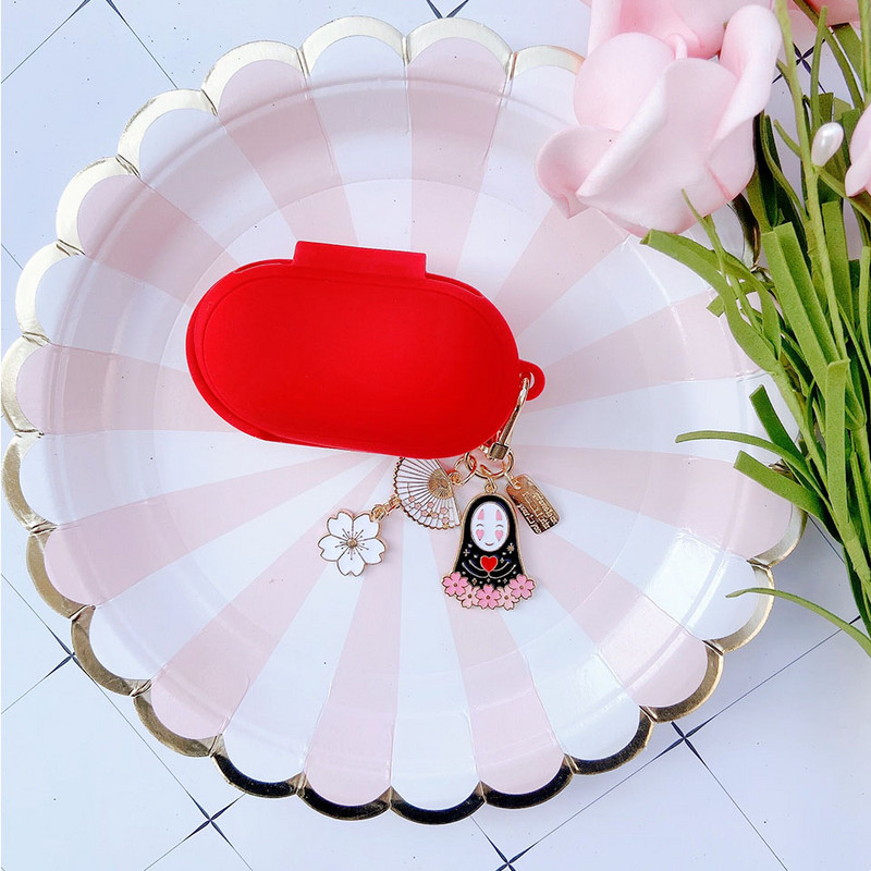 Armas pehme ümbris Samsung Galaxy Buds / Buds+ Plus kate Bluetooth kõrvaklappide kaitseümbrise tarvikud võtmehoidja kaunistus varrukas kingitus