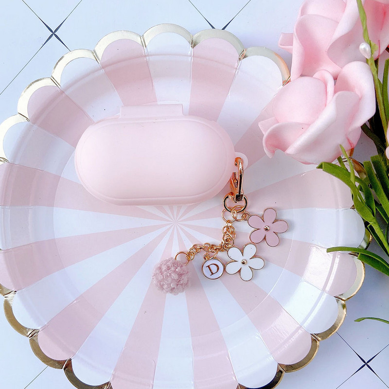 Armas pehme ümbris Samsung Galaxy Buds / Buds+ Plus kate Bluetooth kõrvaklappide kaitseümbrise tarvikud võtmehoidja kaunistus varrukas kingitus