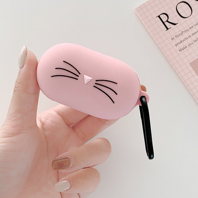 Mieli animaciniai ausinių dėklai, skirti Samsung Galaxy Buds + R175 minkštas silikoninis belaidis Bluetooth ausinių dangtelis, skirtas Galaxy Buds