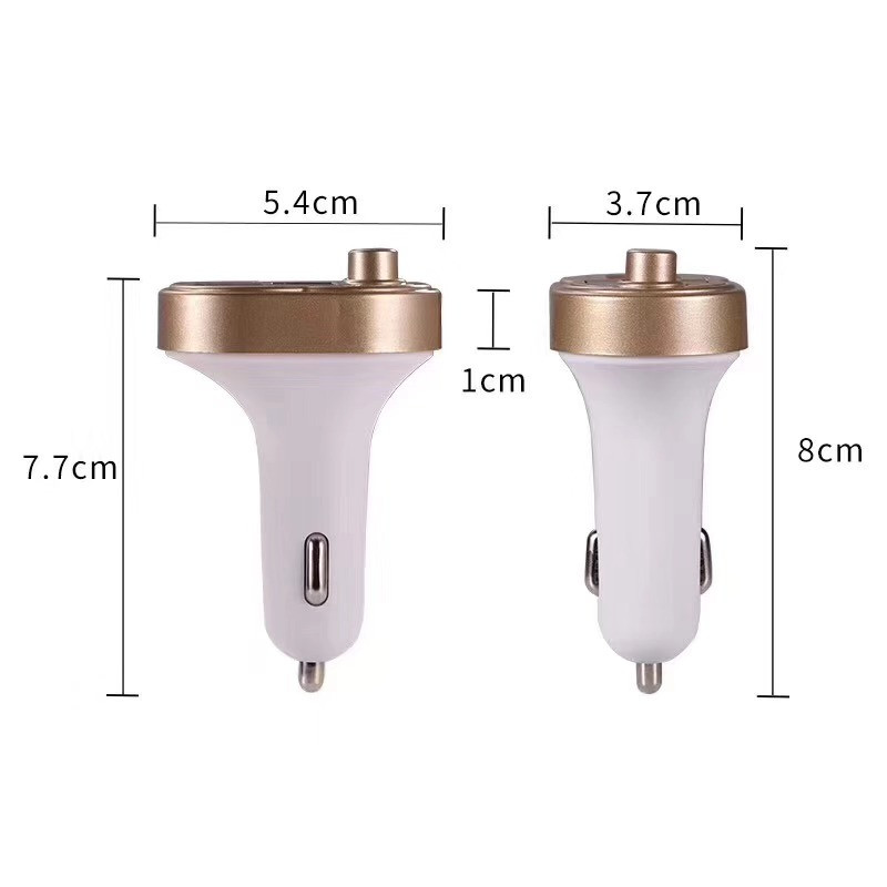 A3 Automobilski Bluetooth FM odašiljač MP3 audio player Automobilski komplet Handsfree pozivanje 5V 2.1A Dual USB auto FM modulator