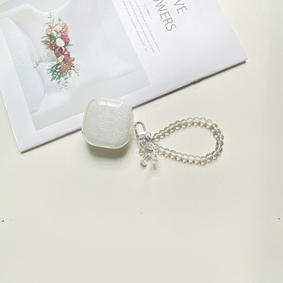 Za Beats Fit Pro Case, modna narukvica s cvijetom, prozirna kutija s dodacima za silikonsku torbicu za slušalice