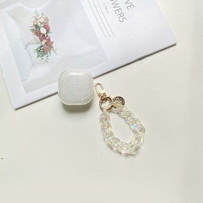 Za Beats Fit Pro Case, modna narukvica s cvijetom, prozirna kutija s dodacima za silikonsku torbicu za slušalice