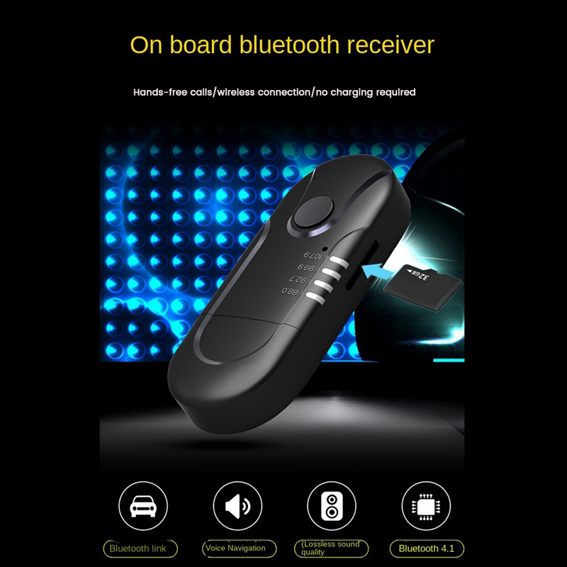 AUX Bluetooth 5.0 Transmițător FM Receptor Auto USB Bluetooth Muzică MP3 Player Home Stereo TV PC Apeluri hands-free