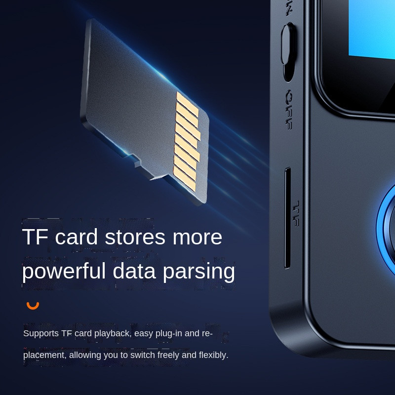 Novi Bluetooth 5.0 adapter audio prijemnika Bluetooth MP3 player sa zaslonom podržava fotografiranje na daljinsko upravljanje