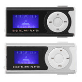 Mini player MP3 Back-Clip Player portabil de muzică sport cu lanternă Ecran LCD Player muzical media suport card de memorie