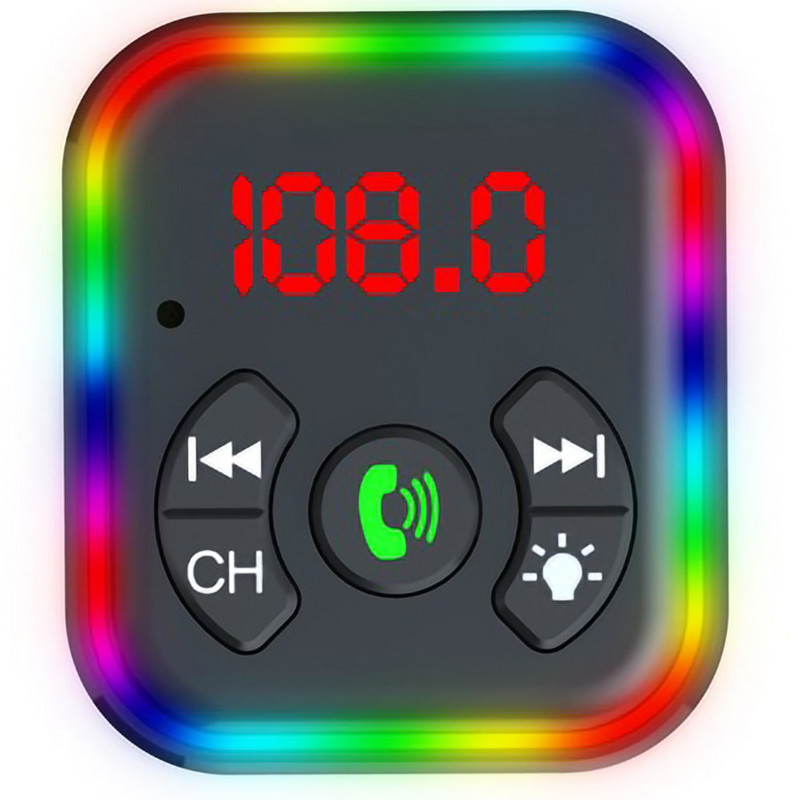 Kit mașină fără fir Bluetooth Handfree Dual USB încărcător auto Afișaj LCD 12-24V Priză țigară Brichetă Muzică MP3 Card TF U disc