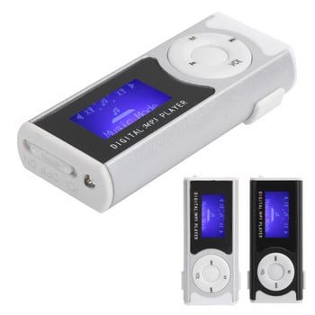 Φορητός αθλητικός φακός MP3 Mini BackClip LCD Mini Screen Music Media Player