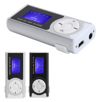 Φορητός αθλητικός φακός MP3 Mini BackClip LCD Mini Screen Music Media Player