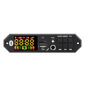 80W DIY kodune digivõimendi MP3 dekoodri plaat 2*40W DC 7-24V kõnede salvestamine Bluetooth auto MP3 mängija USB FM mikrofoniga