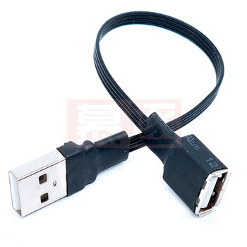 5cm 10cm USB 2.0 A Αρσενικό σε Θηλυκό 90 Γωνιακό καλώδιο προσαρμογέα επέκτασης USB2.0 αρσενικό σε θηλυκό δεξιά/αριστερά/κάτω/πάνω Μαύρο καλώδιο καλωδίου