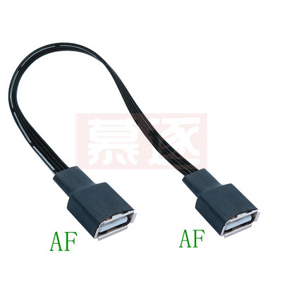 5cm 10cm USB 2.0 A mascul la mamă 90 Cablu adaptor extensie în unghi USB2.0 tată la femela dreapta/stânga/jos/sus Cablu negru