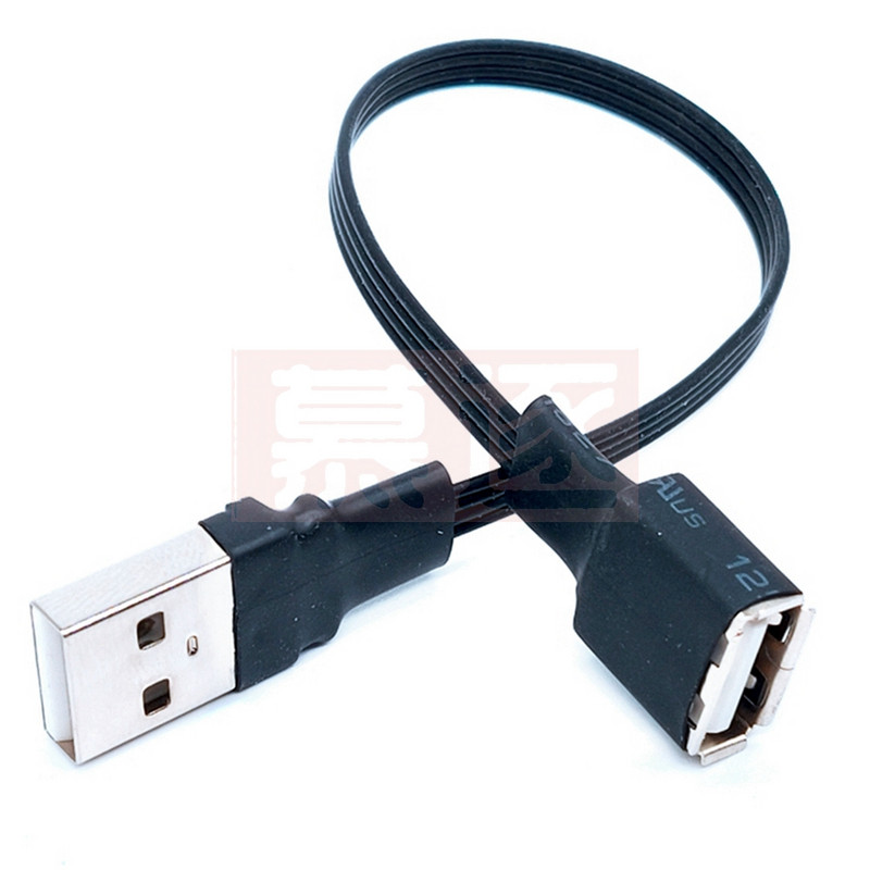 5cm 10cm USB 2.0 A mascul la mamă 90 Cablu adaptor extensie în unghi USB2.0 tată la femela dreapta/stânga/jos/sus Cablu negru